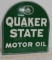 DST.QuakerState oil tombstone ad sign