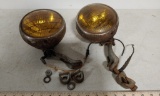 2 1950's B-L-C Fog lamps 5-3/4