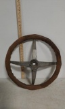 Ford wood & Iron steering wheel