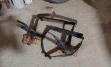 2 Model T spare tire holders