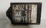 Sinclair gas pump rate sign