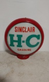 Sinclair H-C gas pump globe