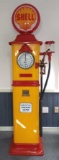 Clock face shell gas pump
