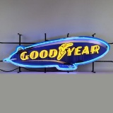 AUTO – XTRA – GOOD YEAR NEON SIGN WITH BACKING