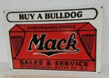 SSP. Mack sales enamel sign