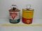 5Gal gas cans,Conoco and Shell