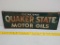 SST.Quaker State oils ad sign
