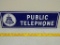 SST.Public Phone booth sign