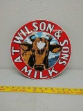 SST.Wilson&Sons milk ad sign