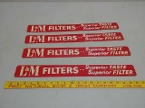 SST.NOS.L&M filters superior door signs