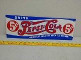 SST.Pepsi cola enamel ad sign