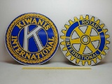 SSA.Kiwanis and Rotary lodge signs