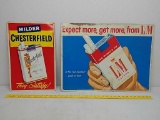 SST.Chesterfield and L&M ad signs
