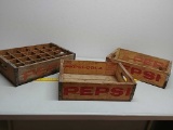 Pepsi Cola wood soda crates