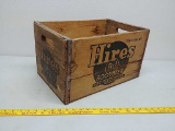 Hires root beer wood crate