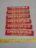 SST.NOS.Chesterfield litho door signs