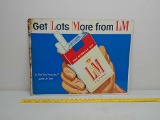 SST.L&M embossed ad sign