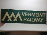 SSA.large Vermont Railway ad sign