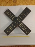 SS.Railroad Crossing sign