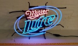 Miller Lite neon sign