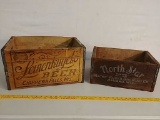 Leinenkugel's and North Star wood crates