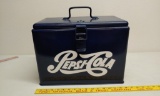 Pepsi metal picnic cooler restored