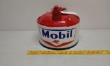 Gas can 2.5gal Mobil restored