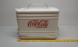 Coca-Cola picnic cooler metal restored
