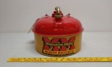 2.5gal Minneapolis-Moline Eagle gas can restored