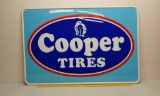 SS aluminum embossed sign Cooper tires