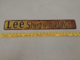 SSE,Lee Shirts & Pants tin sign
