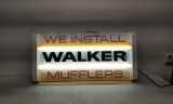 Mold injected Walker Muffler florescent ad sign
