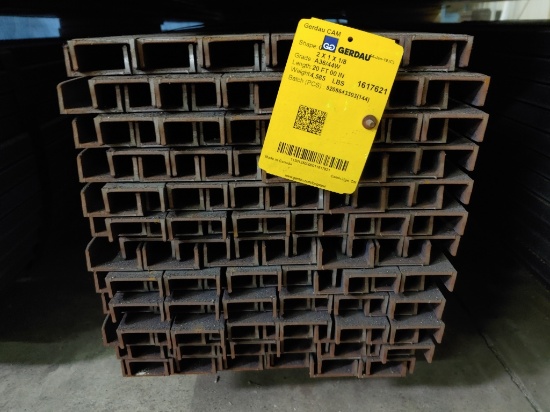 New 144 pcs 20' 2x1x1/8" C-channel