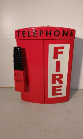 Fire call box telephone