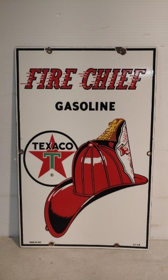 SSP TEXACO Fire Chief 5 color sign