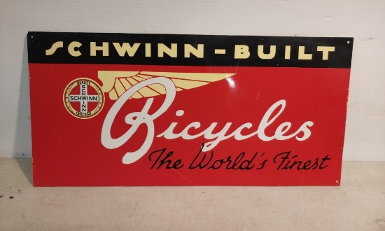 SST Schwinn Bicycles ad sign