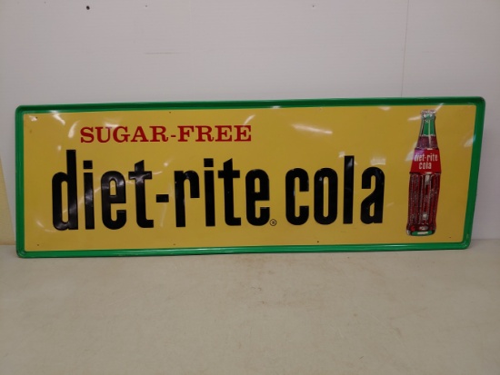 SST diet-rite embossed sign