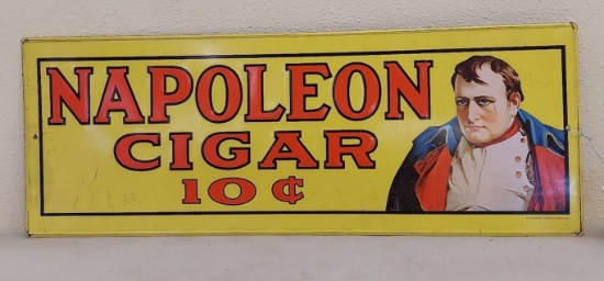 SST Napoleon Cigar 10 Cent Sign