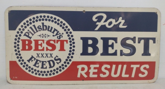 SST Pillsbury Best Feeds Sign
