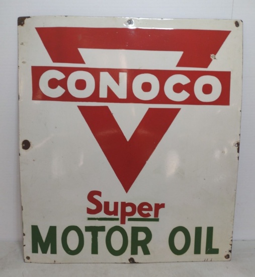 SSP Conoco Super Motor Oil Sign