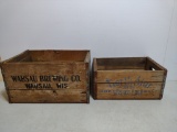 Two Wood Wausau brewing CO crates