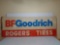 SST BF Goodrich Rogers Dealer sign Embosd
