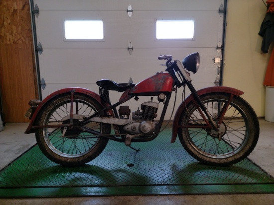 1953 Harley Davidson Tele Glide motorcycle