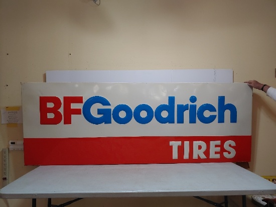 NOS SST BF Goodrich embossed sign