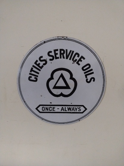 DSP Cities Service Oils sign