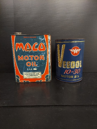 MOCO & Flying A Oil Cans