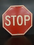 SST Embossed STOP Sign