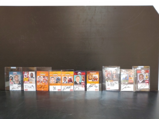 11 Packers autographed Reese's/Coke cards