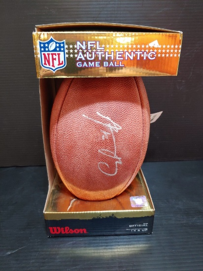 Aaron Rodgers Autographed football