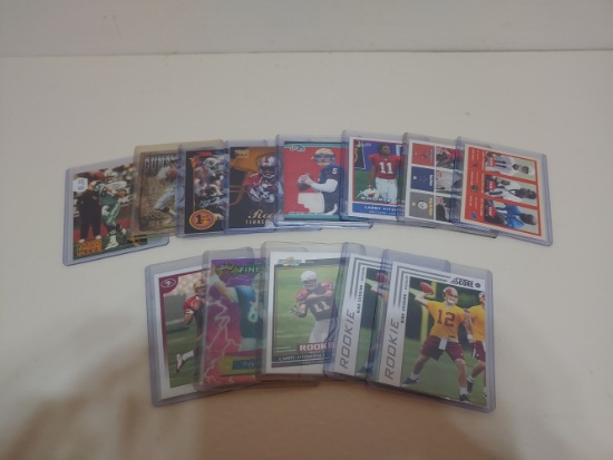 13 NFL cards some rookies